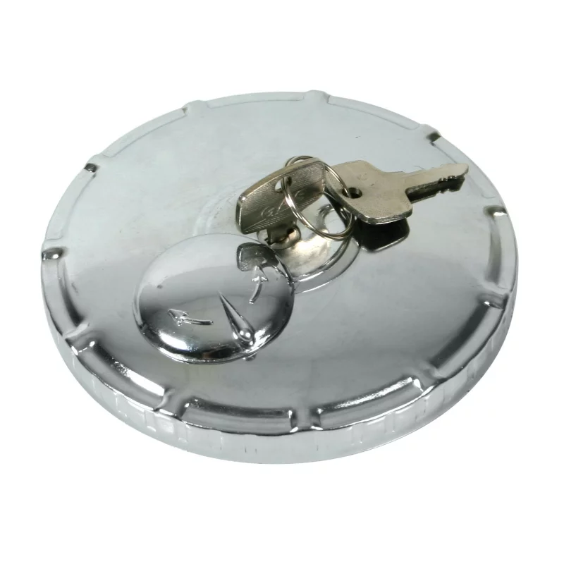 Buson rezervor camion cu cheie, cromat, Ø80 mm, pentru sistem baionetă