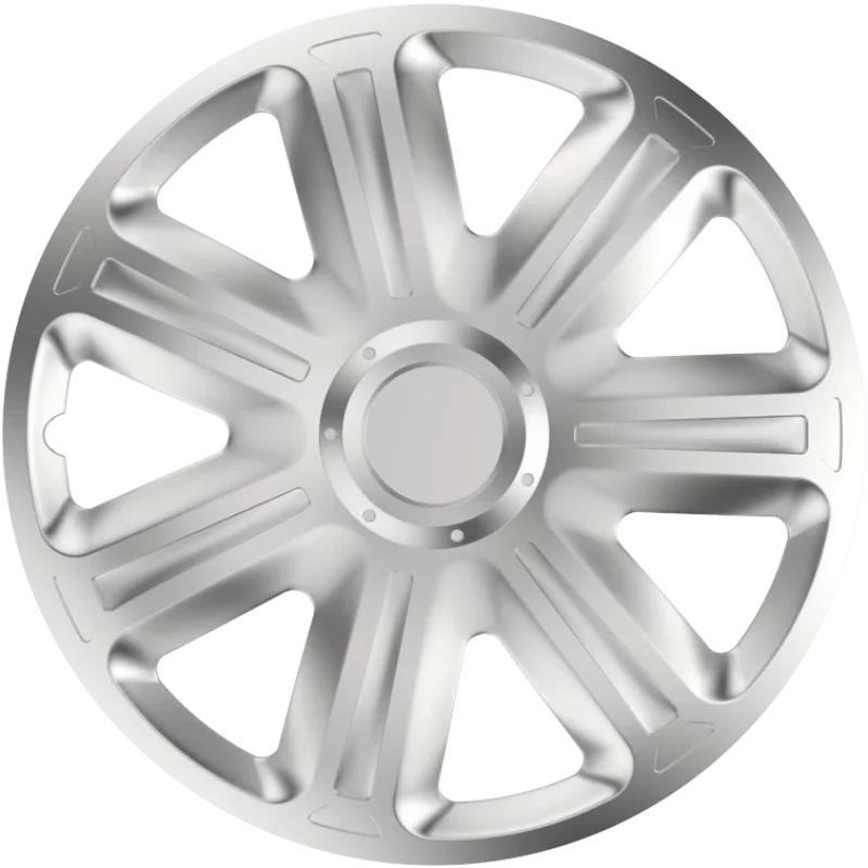 Set 4 capace roti auto Comfort 16 inch, argintii, ABS rezistent