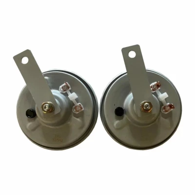 Set 2 claxoane clasice tip disc 24V cu ton inalt si ton jos