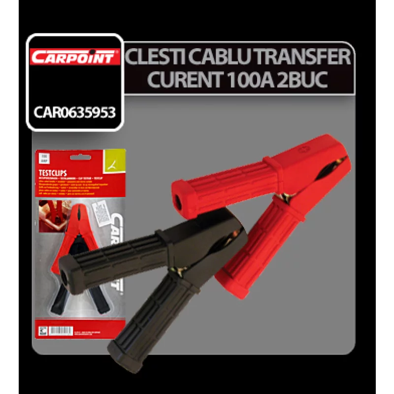 Clesti pentru transfer curent Carpoint, set 2 bucati, 12V, 100A