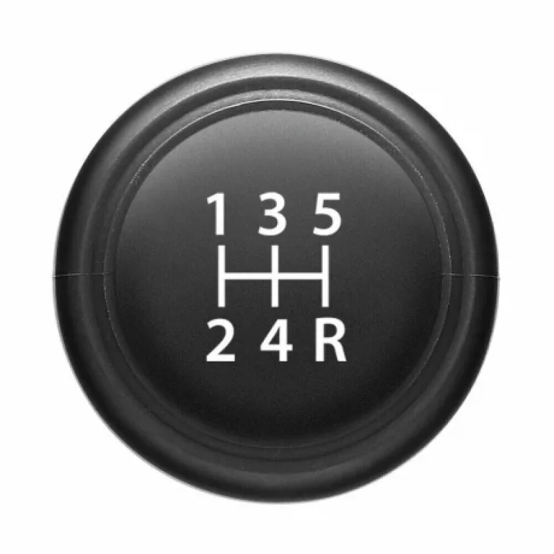 Husă silicon manetă schimbător viteze universală 5 trepte, negru/alb