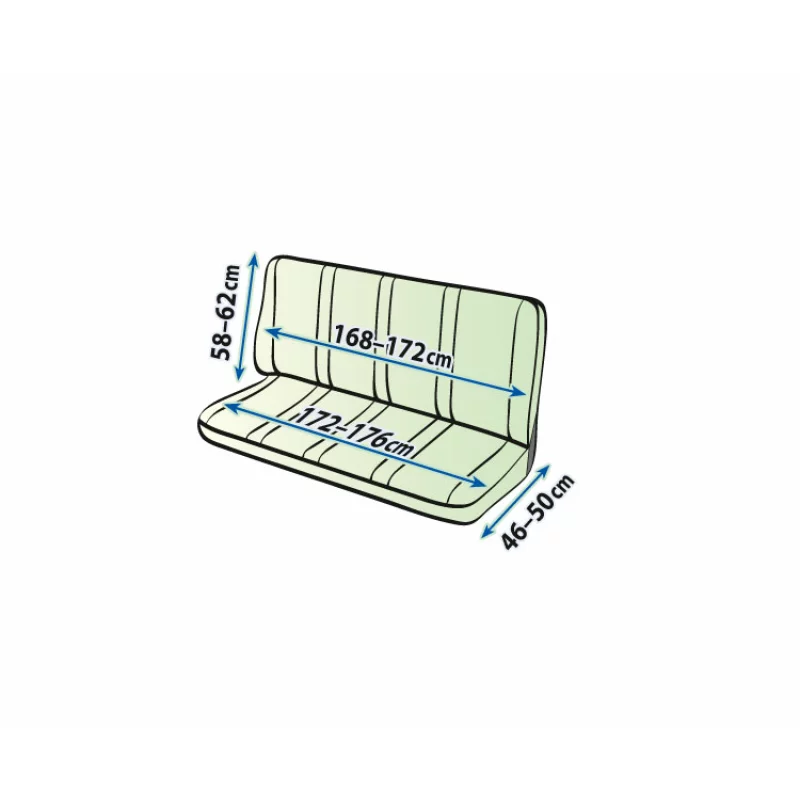 Huse scaun furgonetă 4 locuri Ares DV4 XXL, negru/gri