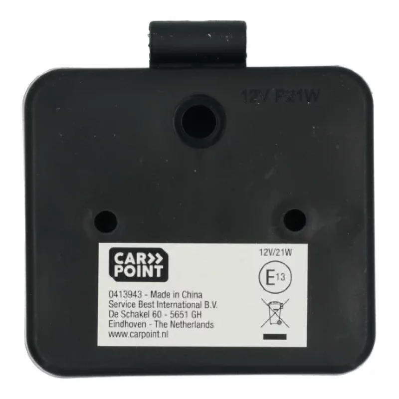 Lampa de mers inapoi Carpoint 12V cu suport, 85x75 mm, omologare E13
