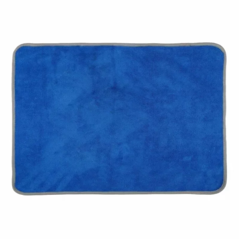 Lavetă din microfibră cu față dublă Premium 40x70 cm, gri/albastru