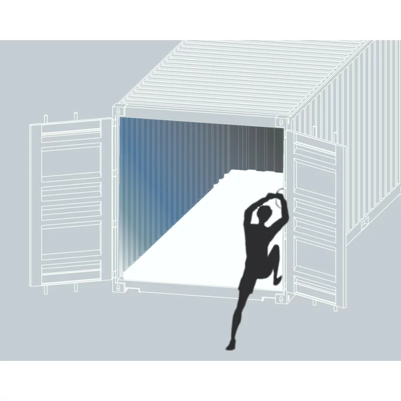 Mâner camion din oțel zincat pentru urcare pe semiremorcă, 400 kg