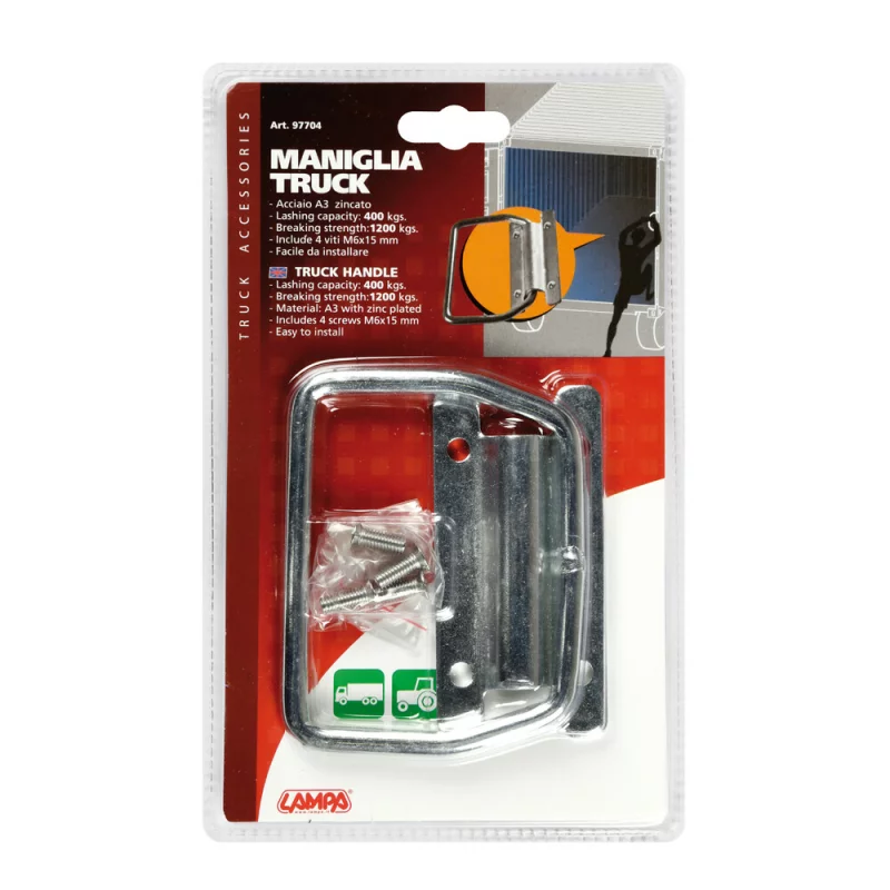 Mâner camion din oțel zincat pentru urcare pe semiremorcă, 400 kg