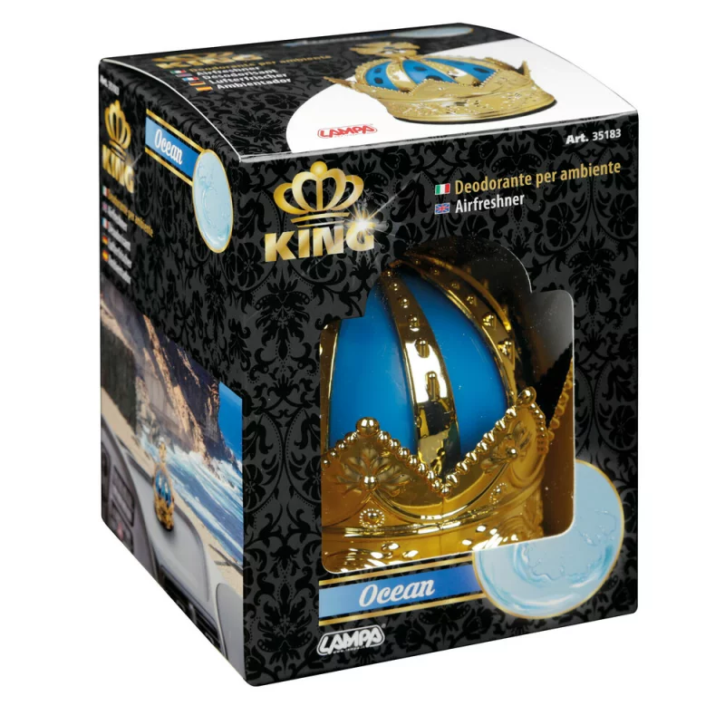 Odorizant auto King Ocean 50 ml, intensitate reglabilă, auriu