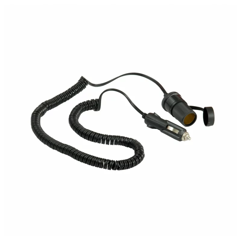 Prelungitor priza bricheta auto 4 m, 12-24V, cablu spiralat 4Cars