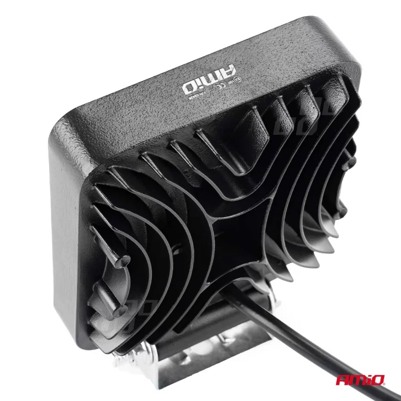 Proiector LED pătrat metalic Angel Eyes cu 2 funcții 9-36V Amio