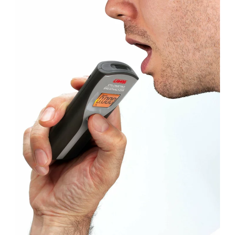 Tester digital alcool în aerul expirat cu senzor avansat și ecran LED