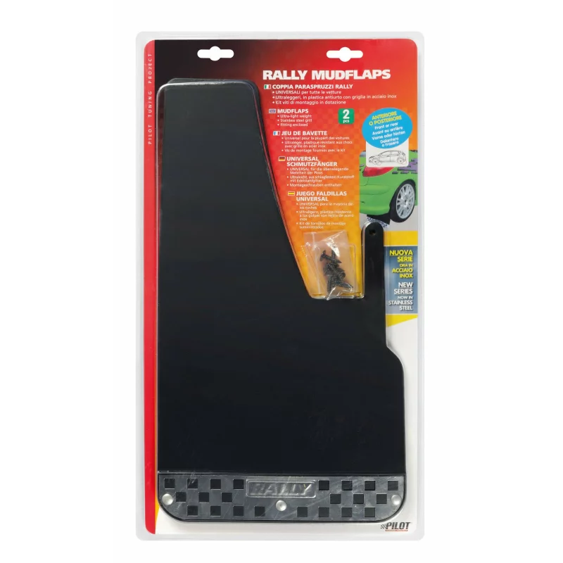 Aparatori noroi universale Rally negre, set 2 bucati, cu montaj usor