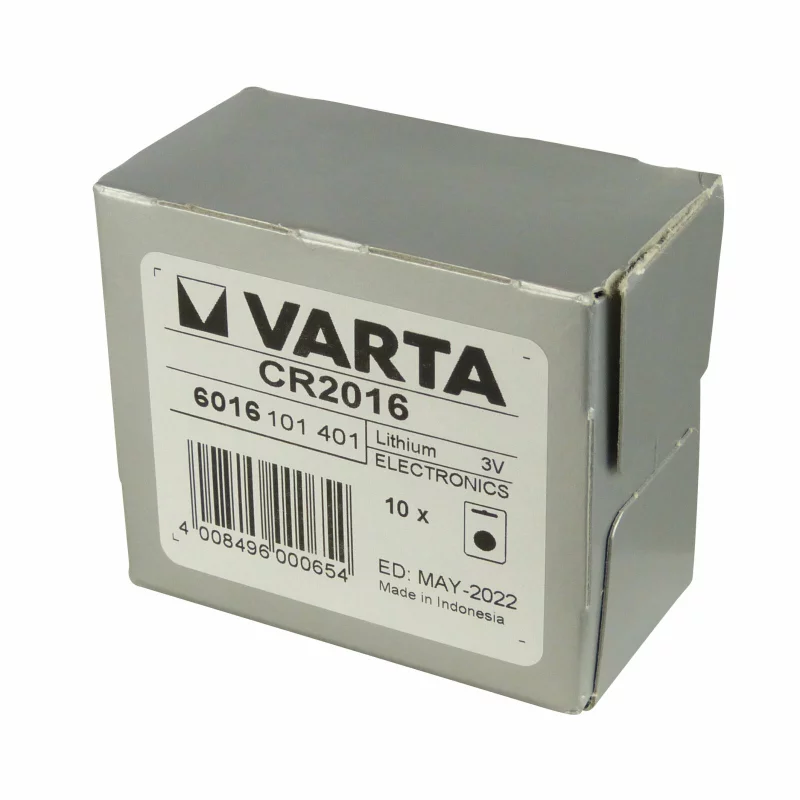 Baterie litiu Varta CR2016 3V 90mAh, 1 buc pentru chei auto si electronice
