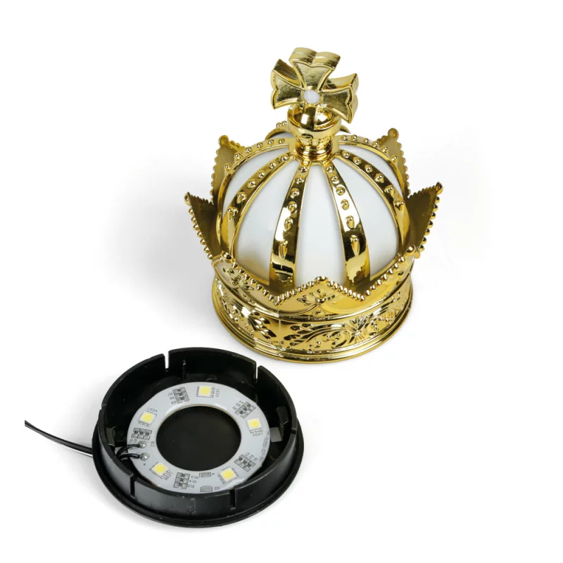 Baza LED USB pentru odorizant King cu 5 LED-uri si banda adeziva