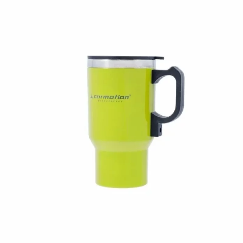 Cană termos auto cu încălzire Carmotion 450 ml, 12V, verde