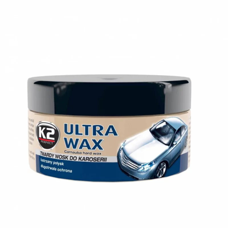 Ceară solidă pentru protecție caroserie K2 Ultra Wax cu carnauba, 250 g