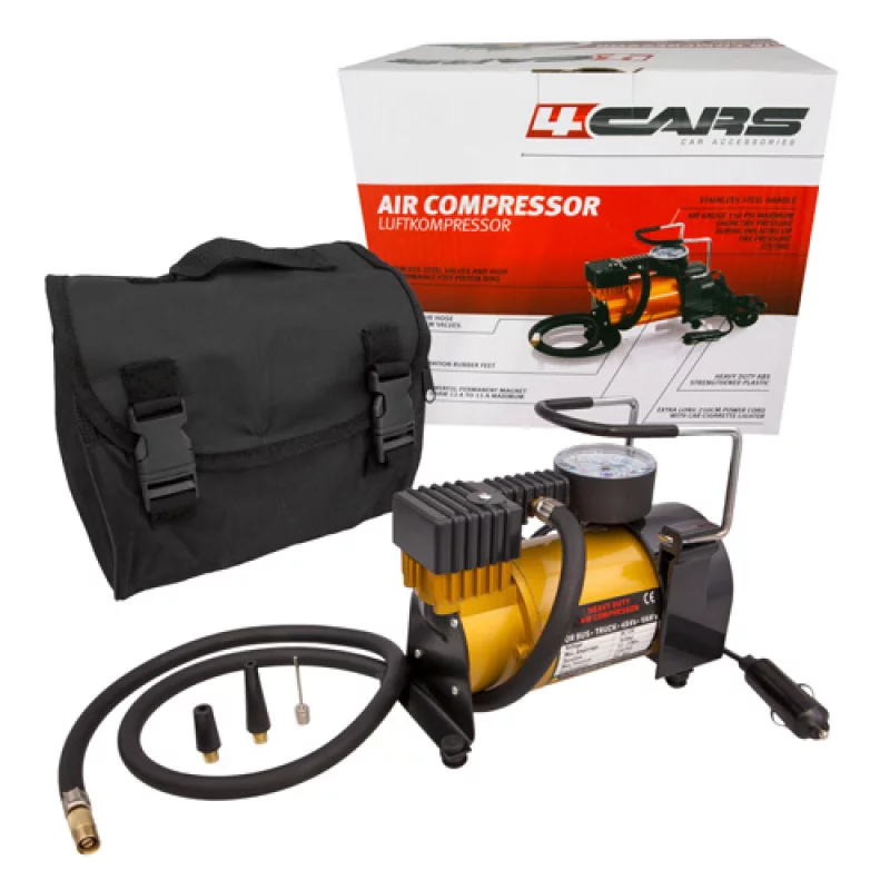 Compresor aer auto din metal 4Cars 12V, 150 PSI, 11 bari