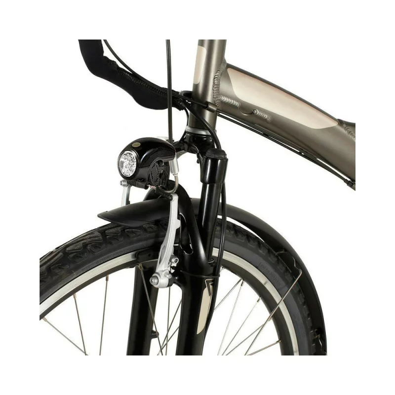 Far bicicleta cu 5 LED, 30 lm, cu sistem de montaj dublu