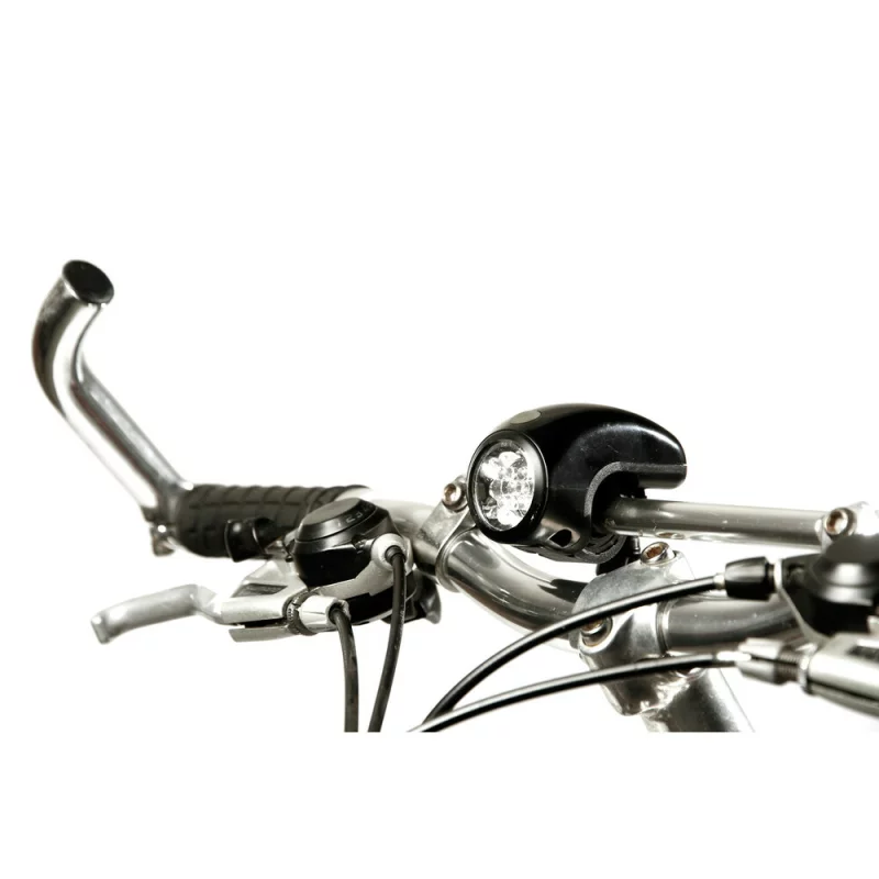 Far bicicleta cu 5 LED, 30 lm, cu sistem de montaj dublu