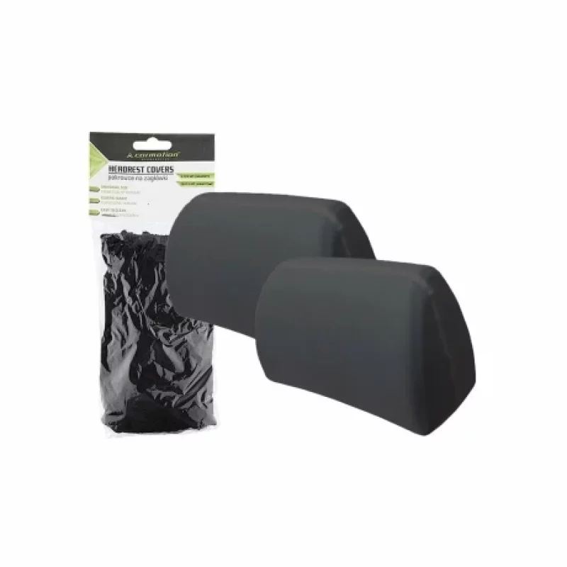 Huse universale tetiere scaun auto Carmotion, grafit, set 2 buc