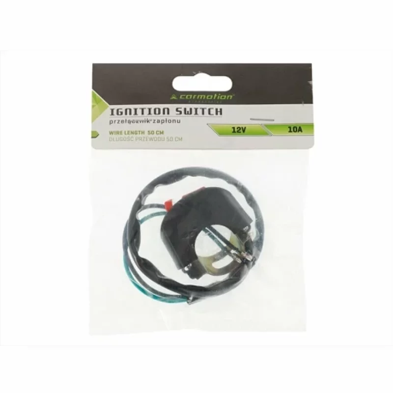 Întrerupător On-Off universal pentru ghidon moto/scuter, 12V, 10A, Carmotion