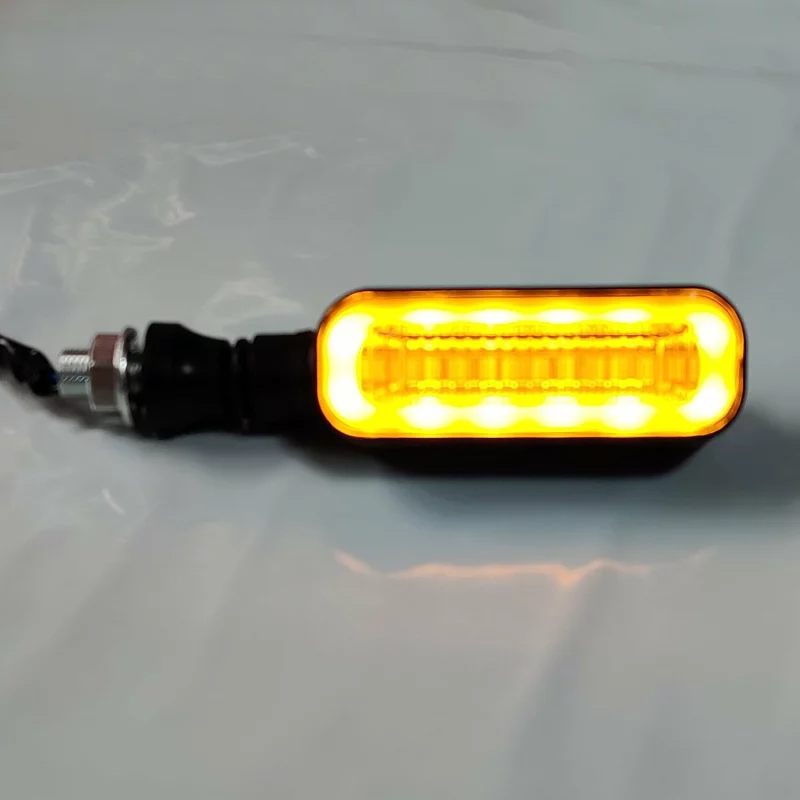 Set 2 lămpi semnalizare LED secvențiale 12V cu poziție, pentru față