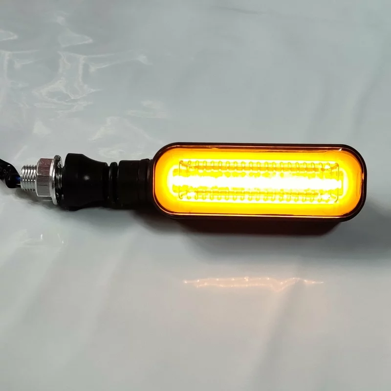 Set 2 lămpi semnalizare LED secvențiale 12V cu poziție, pentru față