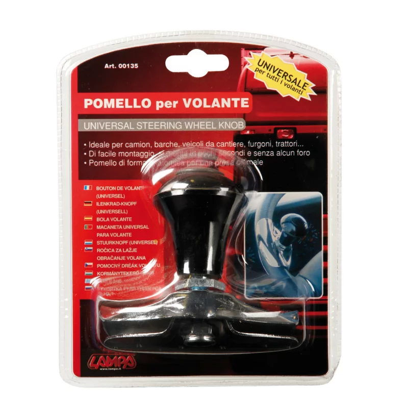 Nuca de rotire pentru volan Lampa cu suport metalic negru