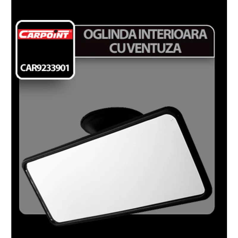 Oglindă interioară auto cu ventuză 148x60 mm, universală, Carpoint