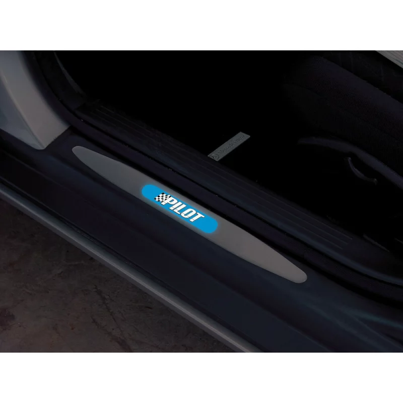 Ornamente praguri auto iluminate 12V, set 2 buc, 38x3,5 cm