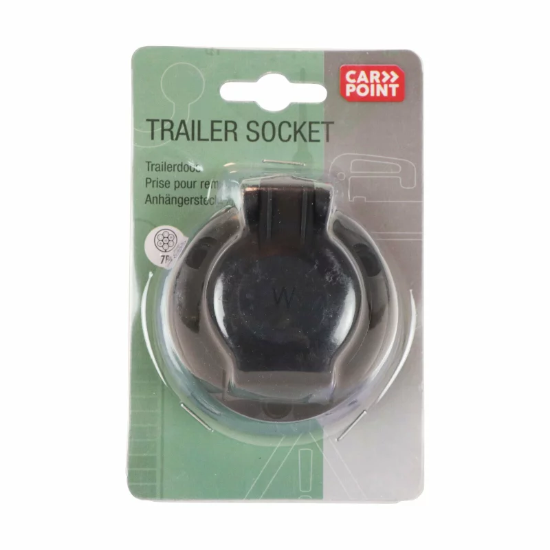 Priză remorcă 7 poli Carpoint 12V cu carcasă din plastic, tip blister