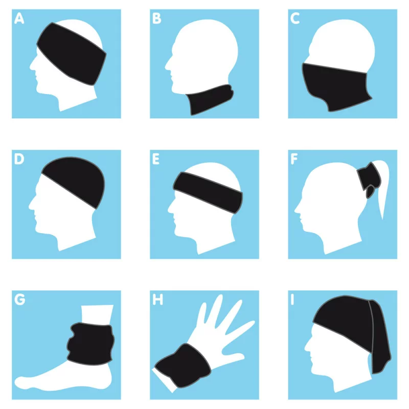 Protectie moto pentru gat Tube, negru, marime universala, Lampa