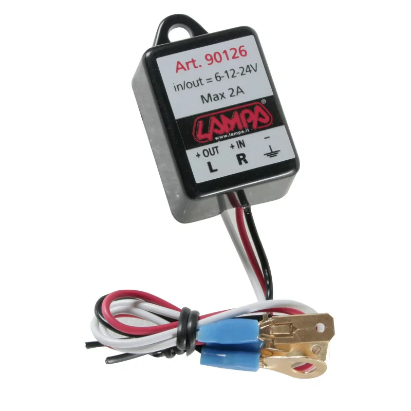 Releu electronic pentru semnalizatoare LED 6/12/24V, montaj rapid