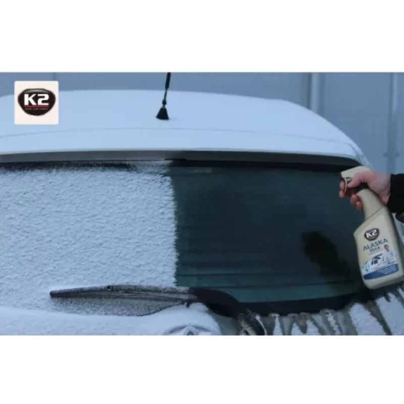 Soluție dezghețat parbriz K2 Alaska cu atomizor, 700 ml