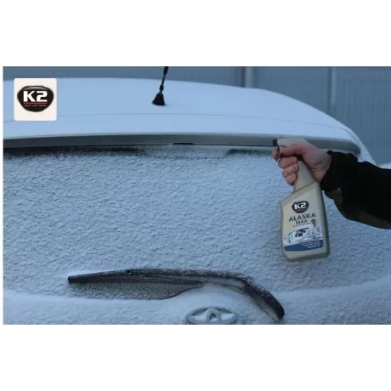Soluție dezghețat parbriz K2 Alaska cu atomizor, 700 ml
