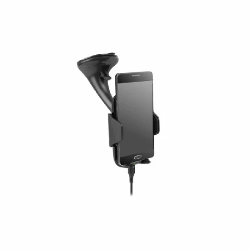 Suport telefon mobil cu ventuza cap rotativ incarcare Wireless Qi inductiva