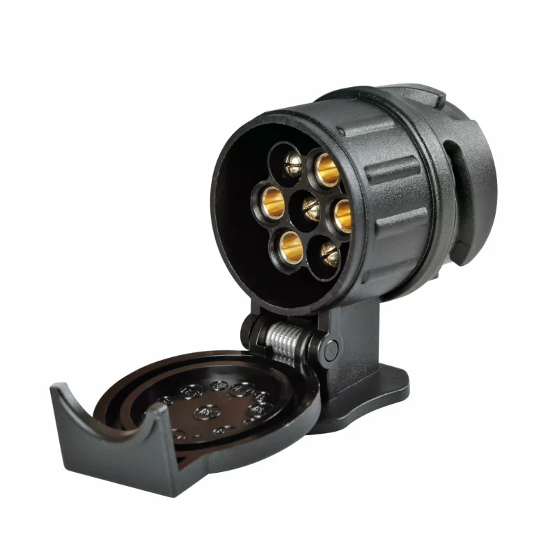 Adaptor priză remorcă 13 la 7 pini 12V, standard ISO, Lampa