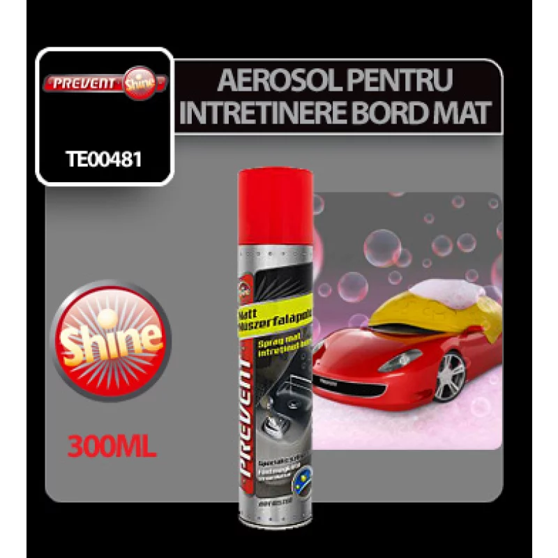 Aerosol pentru intretinere bord mat Prevent, 300 ml, efect matasos