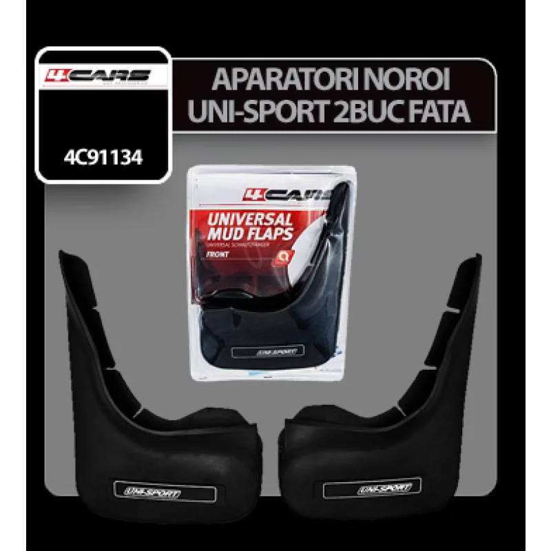 Aparatori noroi universale fata 4Cars, set 2 buc, cauciuc elastic