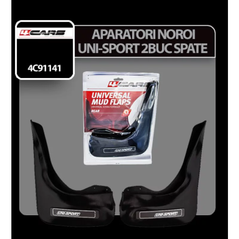 Aparatori noroi universale spate 4Cars, cauciuc elastic, set 2 buc