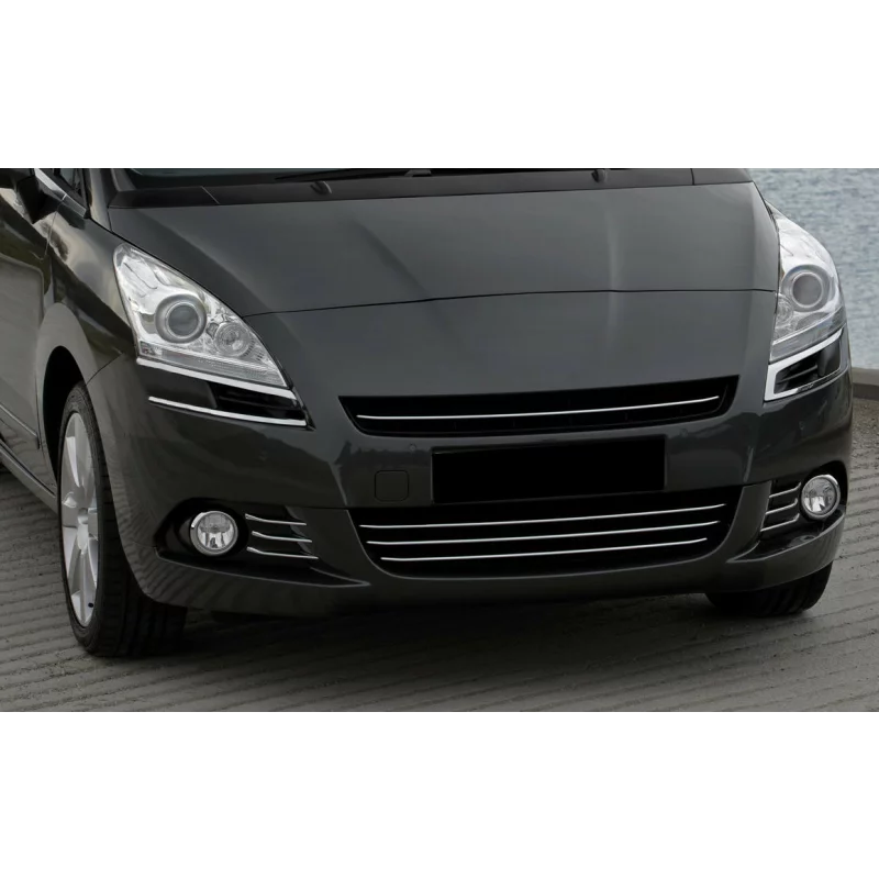 Bandă ornament crom adezivă Maniac, flexibilă, 10 m x 5 mm