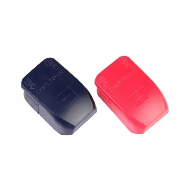 Borne acumulator cu cuplare rapidă 800A Carmotion, set 2 bucăți roșu/albastru