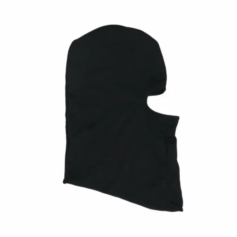 Cagula balaclava unisex din poliester Dresco, neagra, 23x40 cm