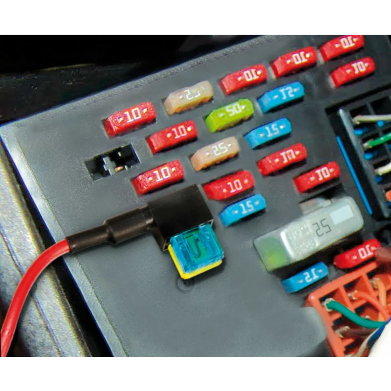 Conector rapid auto pentru doua sigurante plate mici 30A + 20A, 12/24V