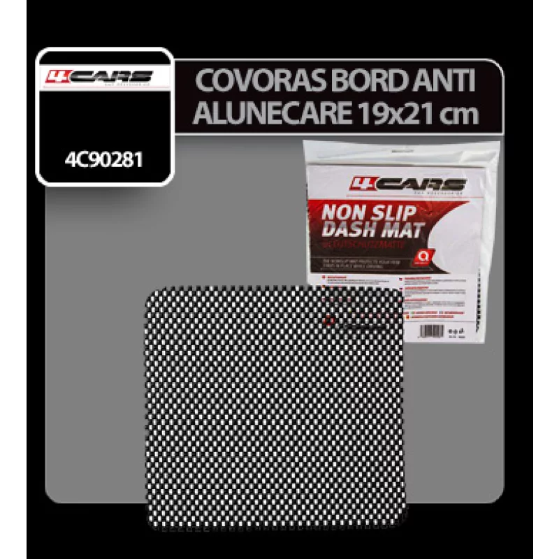 Covoraș bord auto anti-alunecare 19x21 cm pentru telefon și obiecte