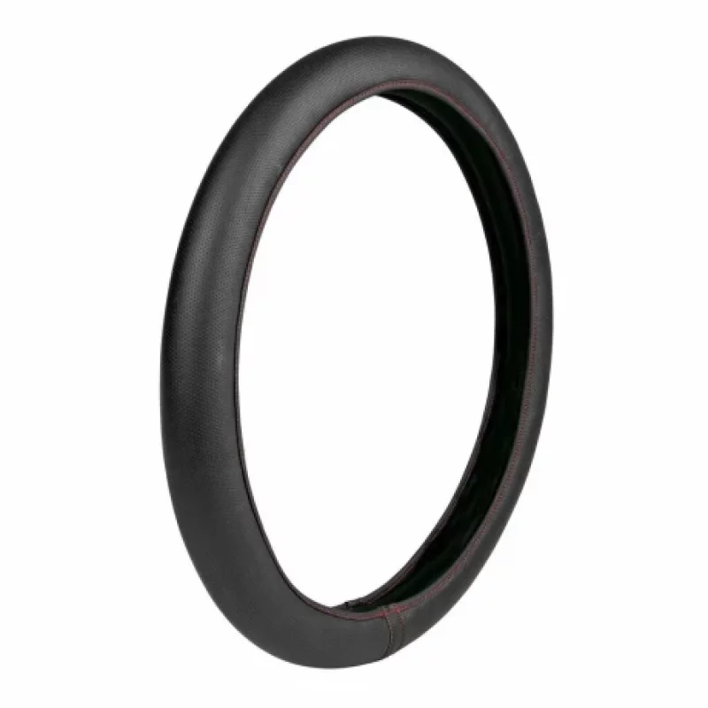 Husă volan camion elasticizată din Skeentex negru/roșu, 44/46 cm