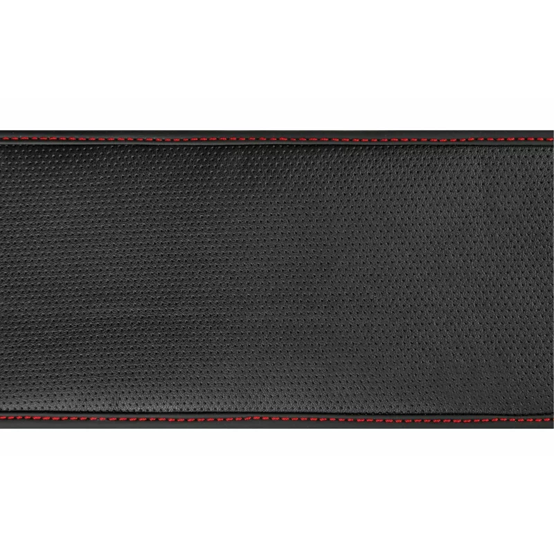 Husă volan elasticizată Skin Cover M 38-40 cm negru-roșu