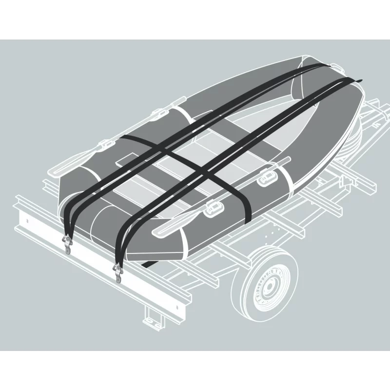 Inele fixare marfa tip D din otel zincat, set 2 bucati, 180 kg