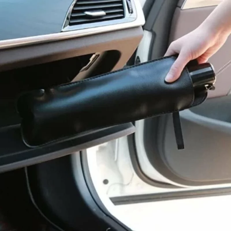 Parasolar auto tip umbrela pentru parbriz 132x76 cm cu protectie UV