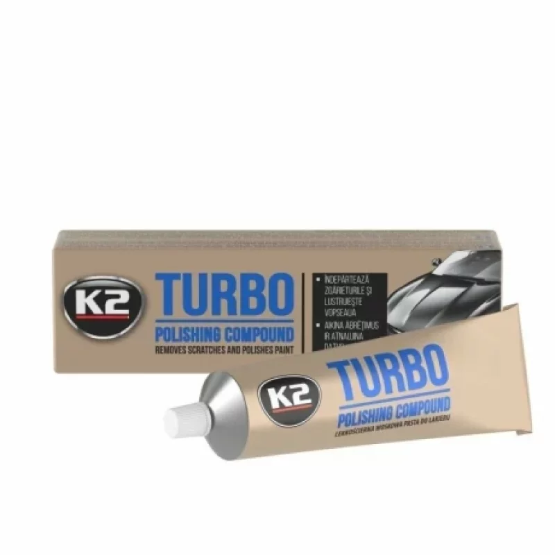 Pastă pentru îndepărtat zgârieturi auto K2 Turbo, 120g, pentru caroserie