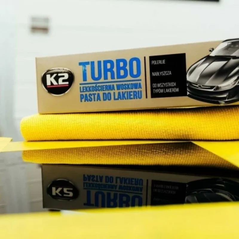 Pastă pentru îndepărtat zgârieturi auto K2 Turbo, 120g, pentru caroserie